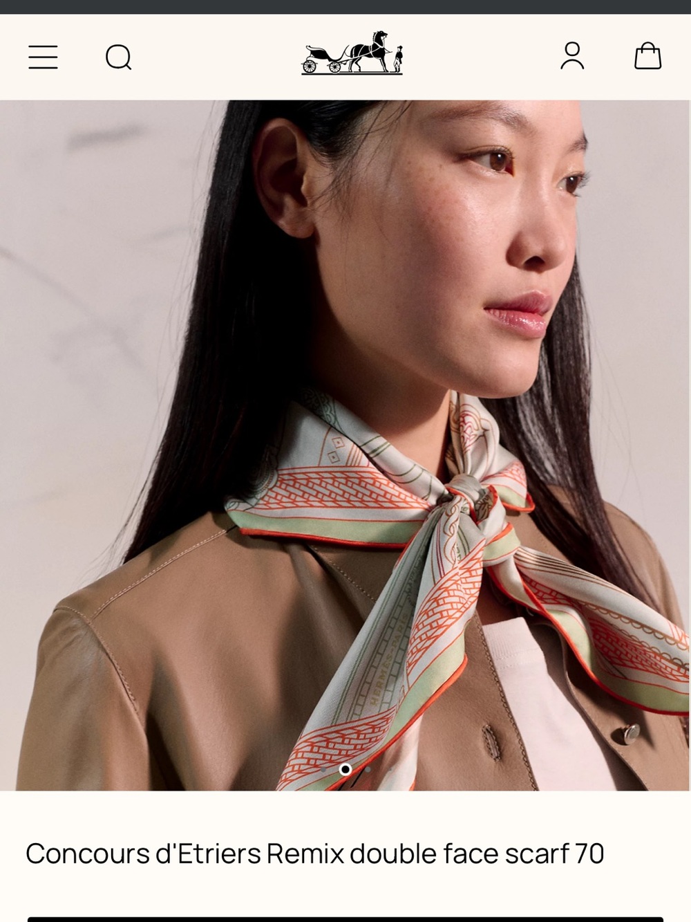 Final Price- No Offers! Hermes Concours d'Etriers Remix Double Face Silk Scarf